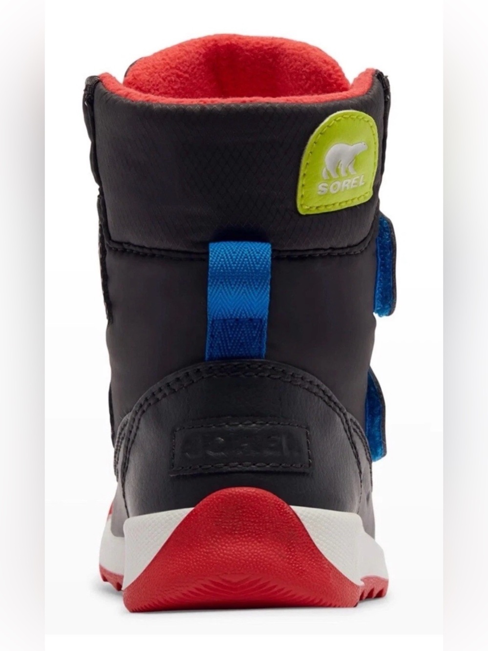 Sorel Toddler Whitney II Strap Size 6 Waterproof Winter Boot - Jet/Poppy Red - Picture 5 of 8